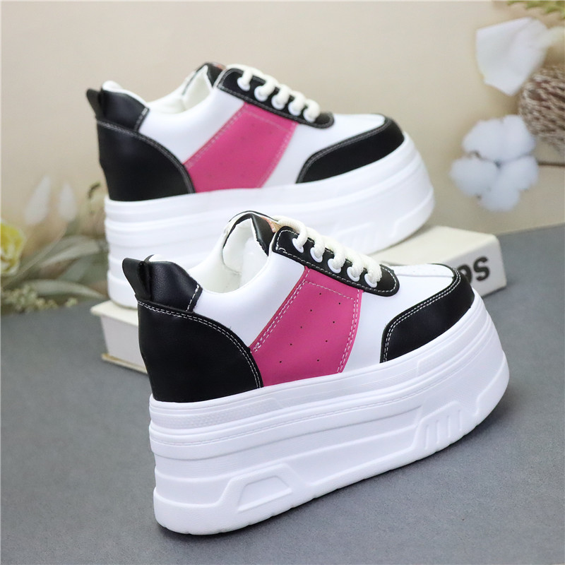 Women'S Shoes Extended Sizes - Fashion Color-Block Women's Platform Sneakers -