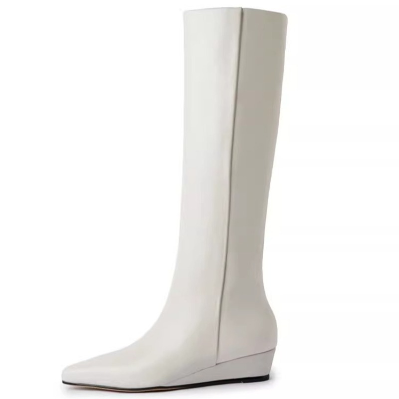 Women'S Shoes Chelsea - Fashion Knee-High Women's Boots Genuine Leather