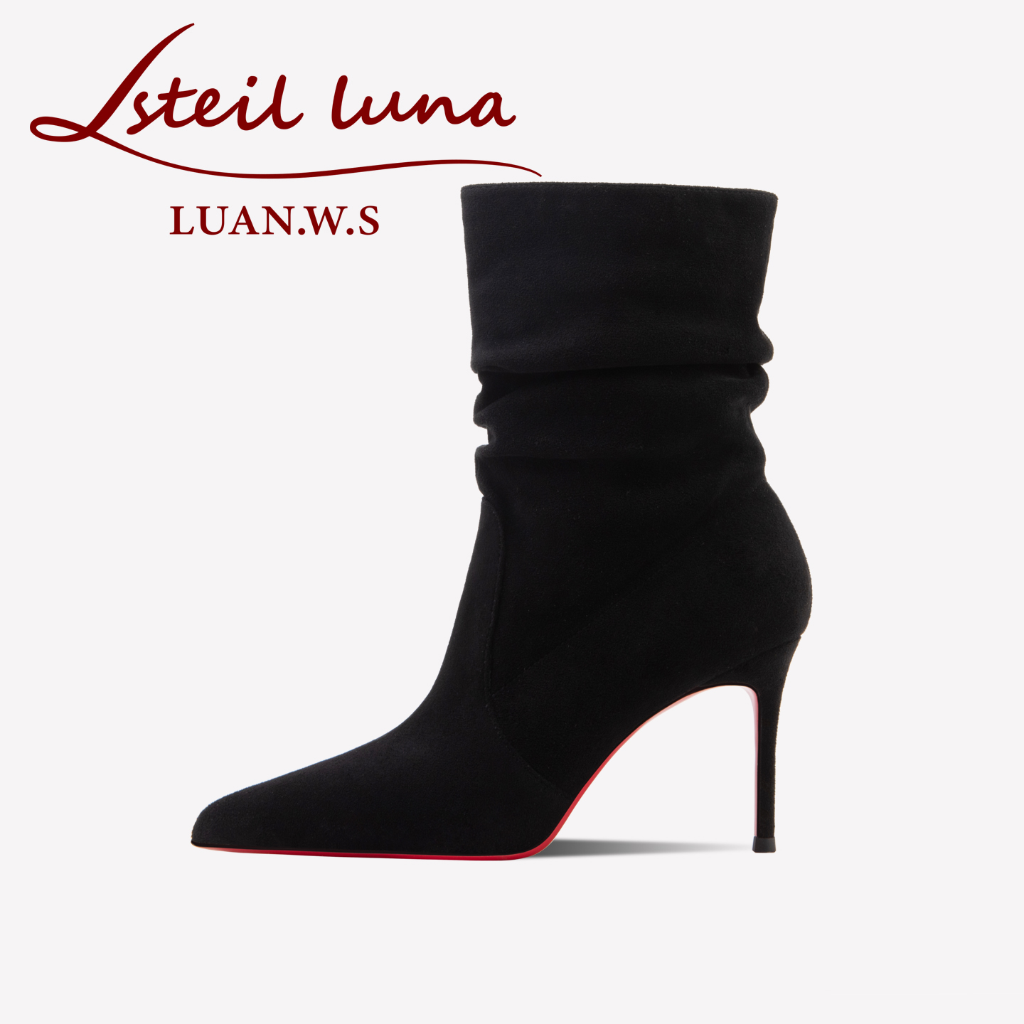 Women'S Shoes Red Bottoms - Winter Women's ankle boots 2025 Red