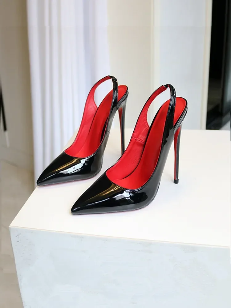 Women'S Shoes Red Bottoms - Rear Strap Red Bottom Red Inner