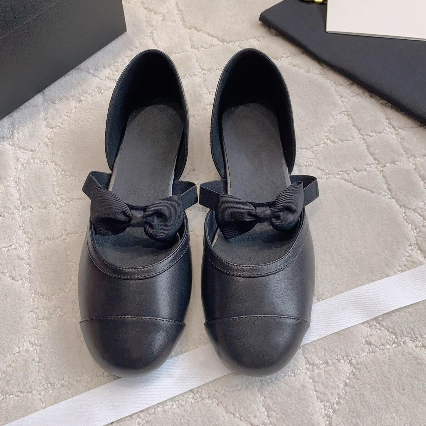 Women Shoes Loafers - Bow Ballet Shoes 2026 New French