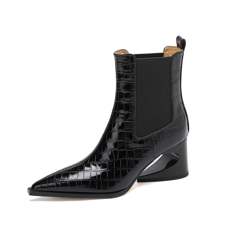Women's new leather embossed p - Women'S Shoes Chelsea บทวิจารณ์และราคา