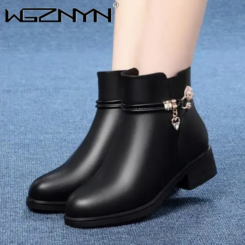 Fashion Soft Leather Mother Co - Women'S Shoes Chelsea บทวิจารณ์และราคา