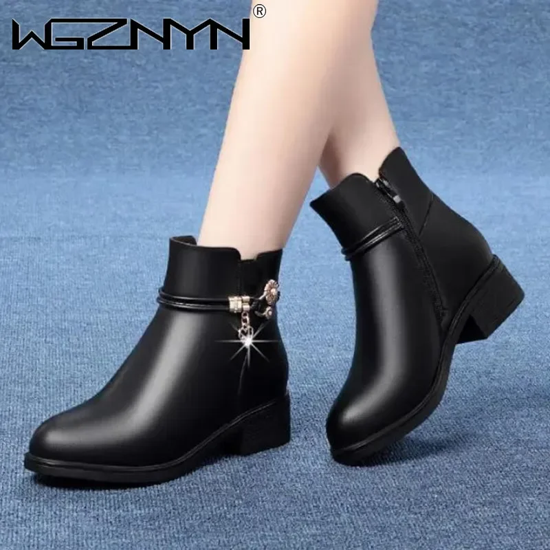 Fashion Soft Leather Mother Co - Women'S Shoes Chelsea บทวิจารณ์และราคา