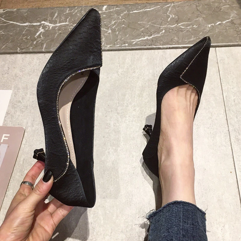 Woman Pumps Sexy Leather Casua - Women Shoes Quick Delivery บทวิจารณ์และราคา