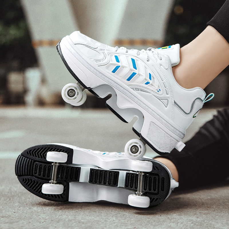 4 Wheels Retractable Roller Sk - Women'S Shoes บทวิจารณ์และราคา