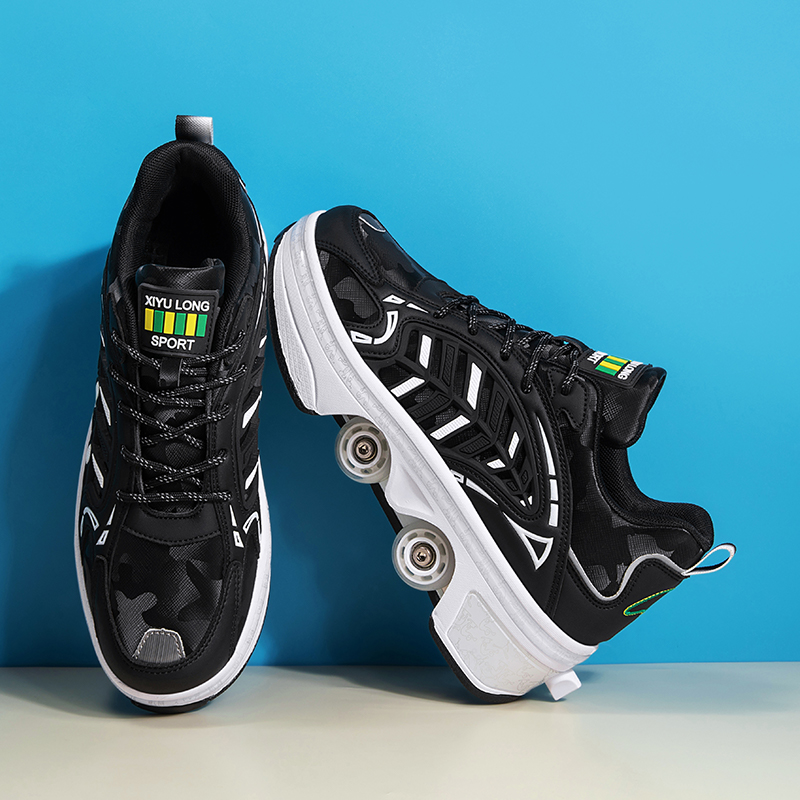 4 Wheels Retractable Roller Sk - Women'S Shoes บทวิจารณ์และราคา