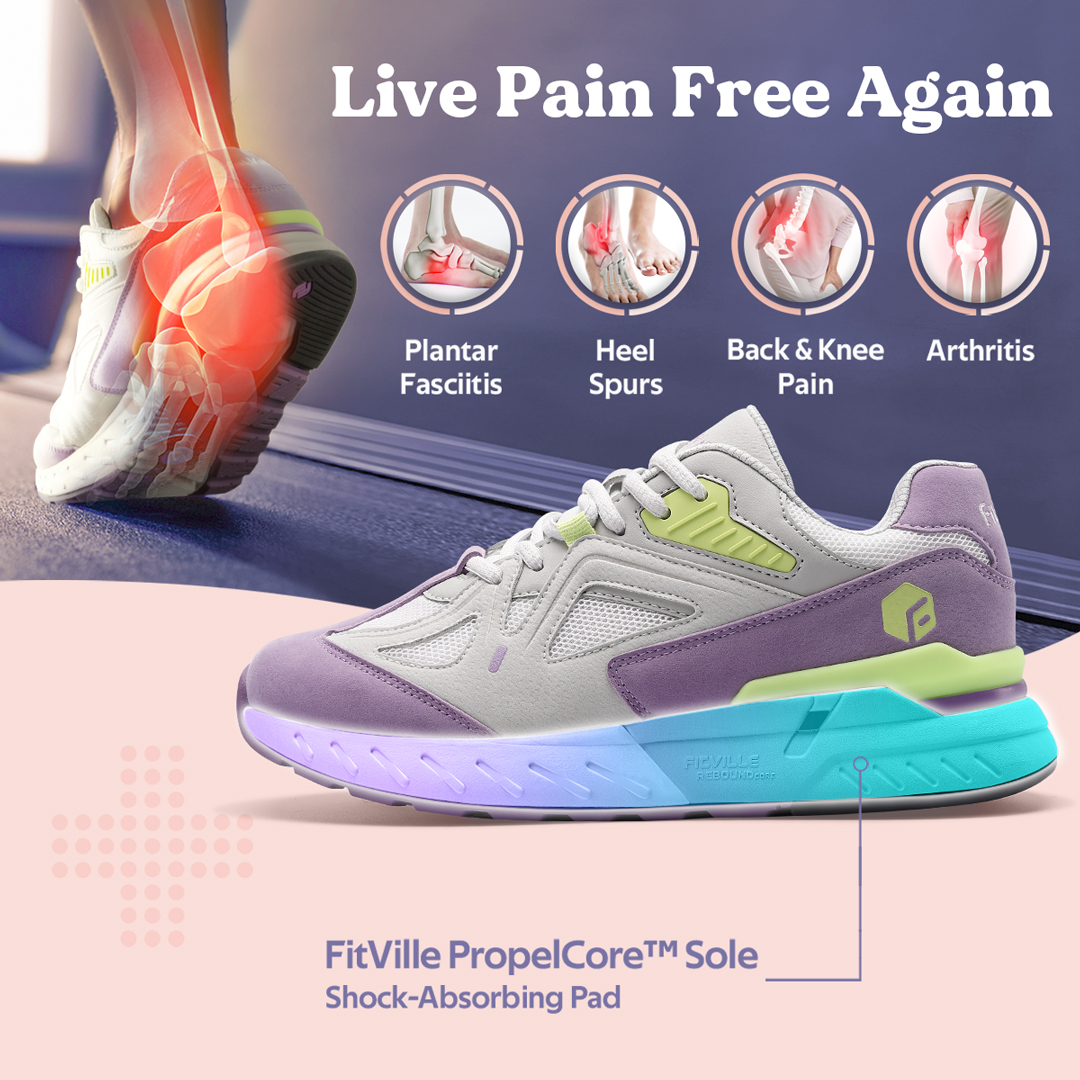 FitVille Women's Walking Shoes - Women'S Shoes Extra Wide บทวิจารณ์และราคา