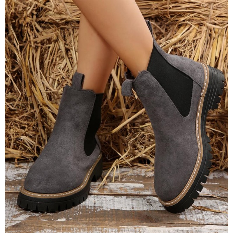 Women Ankle Boots Large Size S - Women'S Shoes Chelsea บทวิจารณ์และราคา