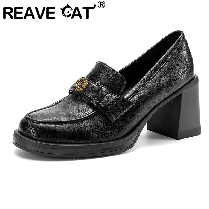 REAVE CAT Black Female Pumps R - Women'S Shoes Extended Sizes บทวิจารณ์และราคา