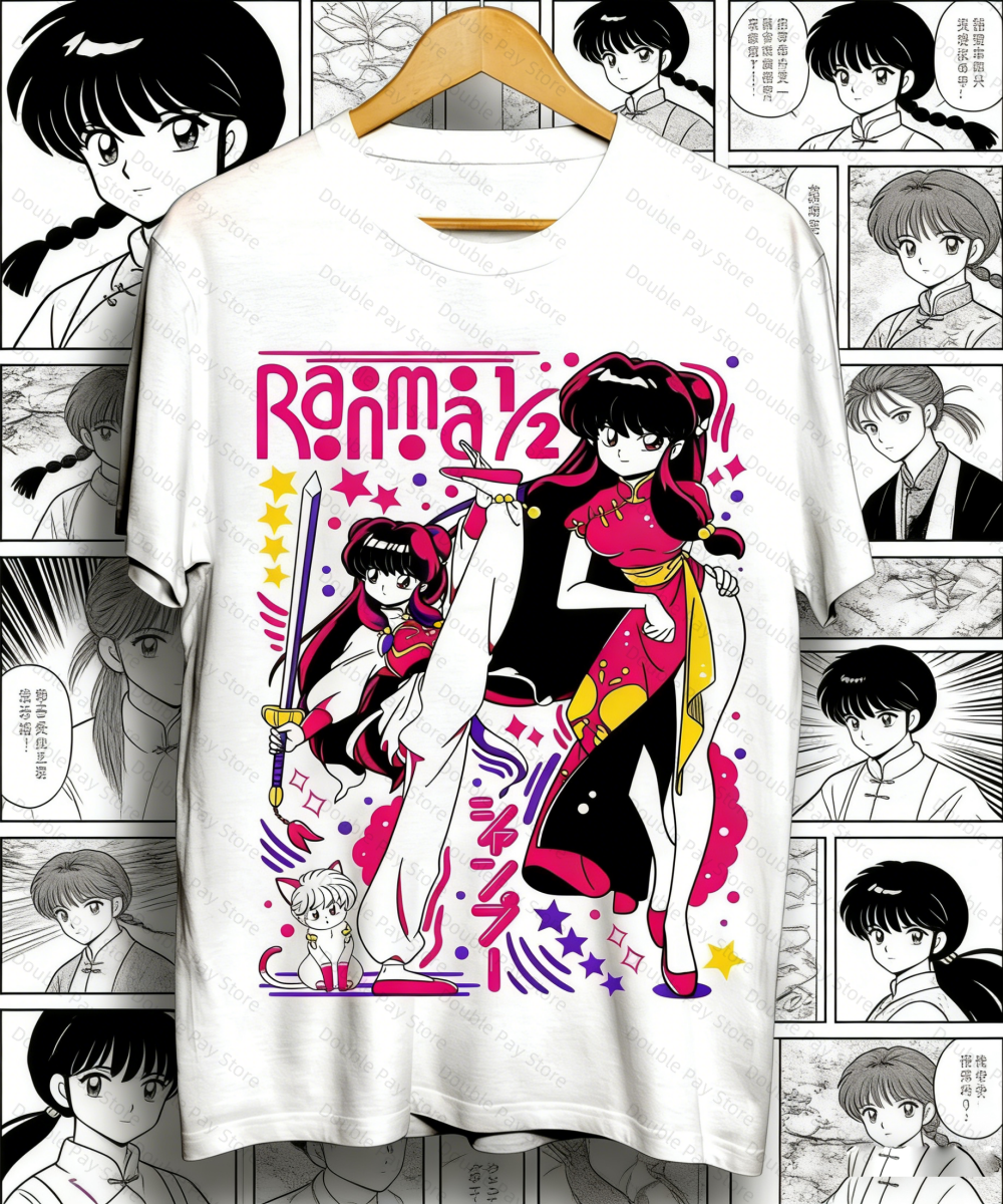 Ranma 12 Shampoo Anime T-Shirt - Women'S Shoes In The 90S บทวิจารณ์และราคา