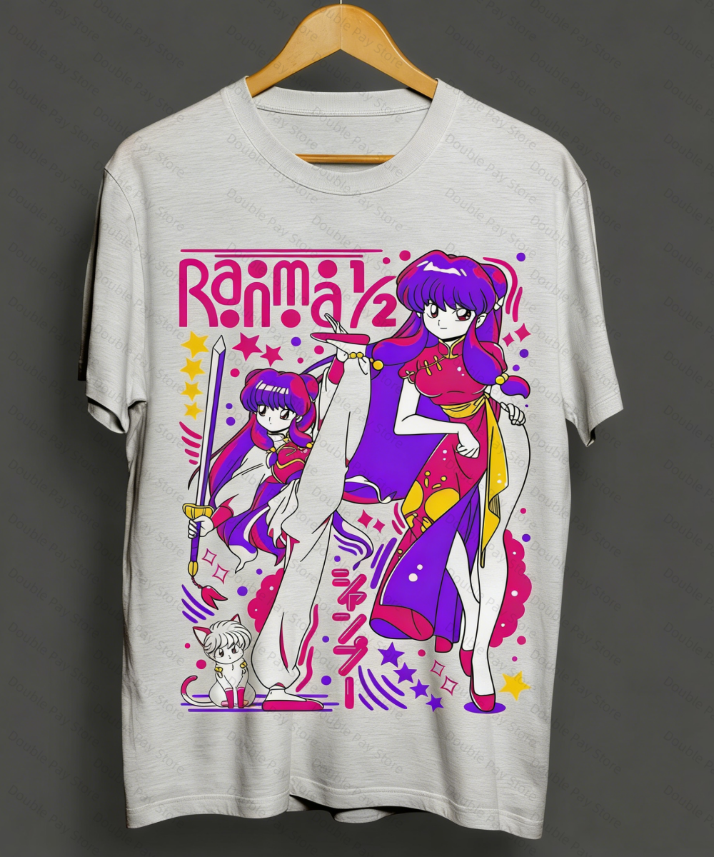 Ranma 12 Shampoo Anime T-Shirt - Women'S Shoes In The 90S บทวิจารณ์และราคา