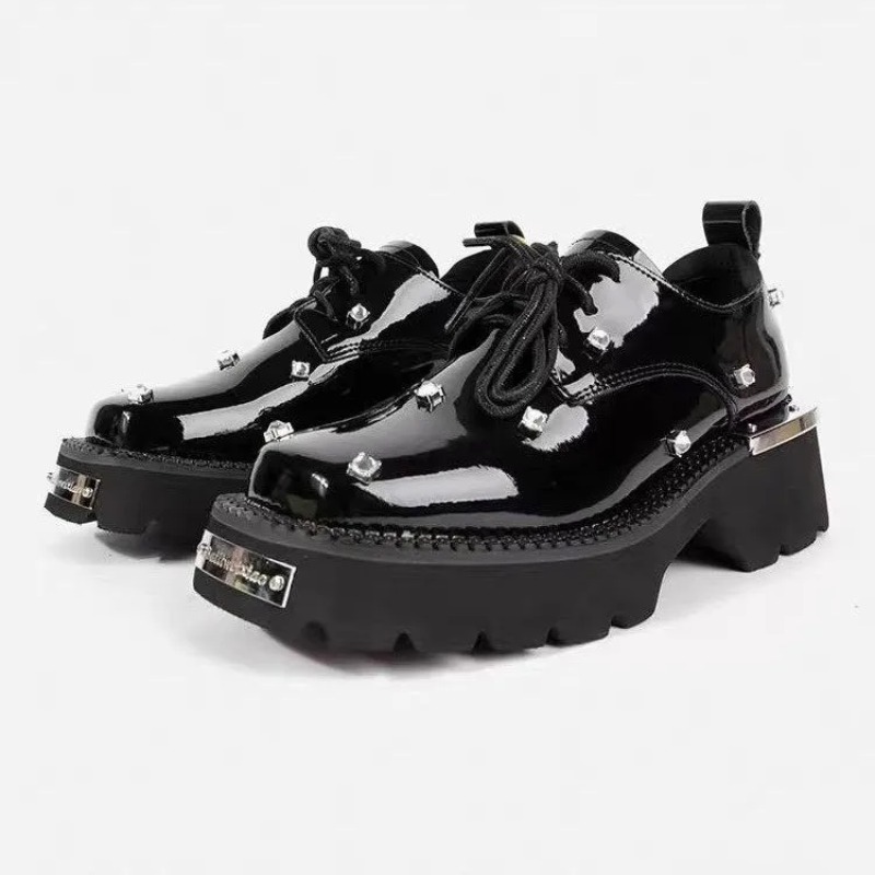 Women Loafers Crystal Platform - Women Shoes Loafers บทวิจารณ์และราคา
