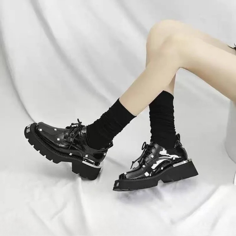 Women Loafers Crystal Platform - Women Shoes Loafers บทวิจารณ์และราคา