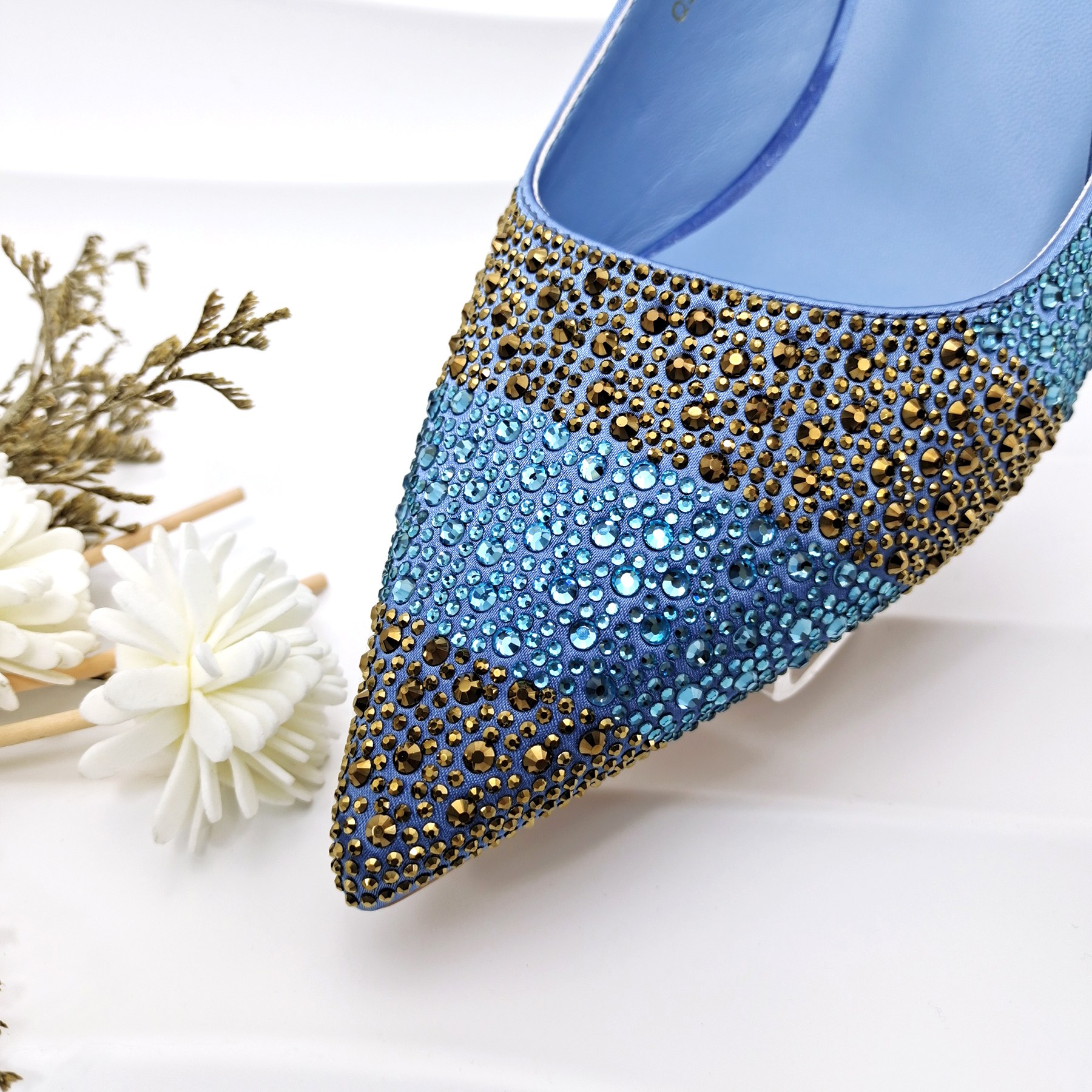 New Italian Design Stylish And - Women'S Shoes Navy Blue บทวิจารณ์และราคา