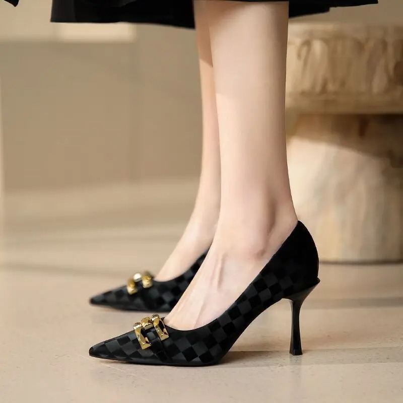 Office With Medium Heels Black - Women Shoes Quick Delivery บทวิจารณ์และราคา