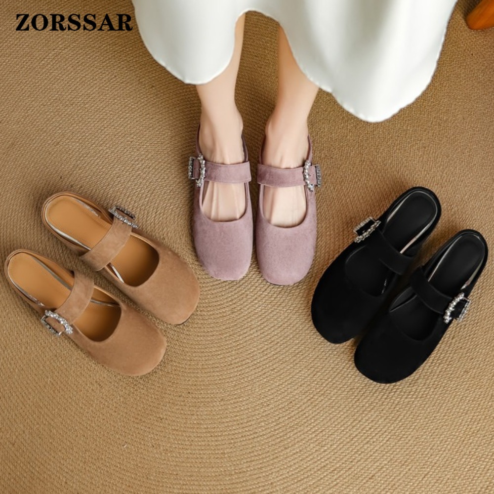 Women's Suede Flat Mary Jane M - Kids Shoes Women บทวิจารณ์และราคา