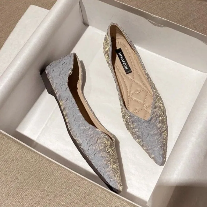 Women's Flat Shoes Pointed Toe - Women Shoes Quick Delivery บทวิจารณ์และราคา