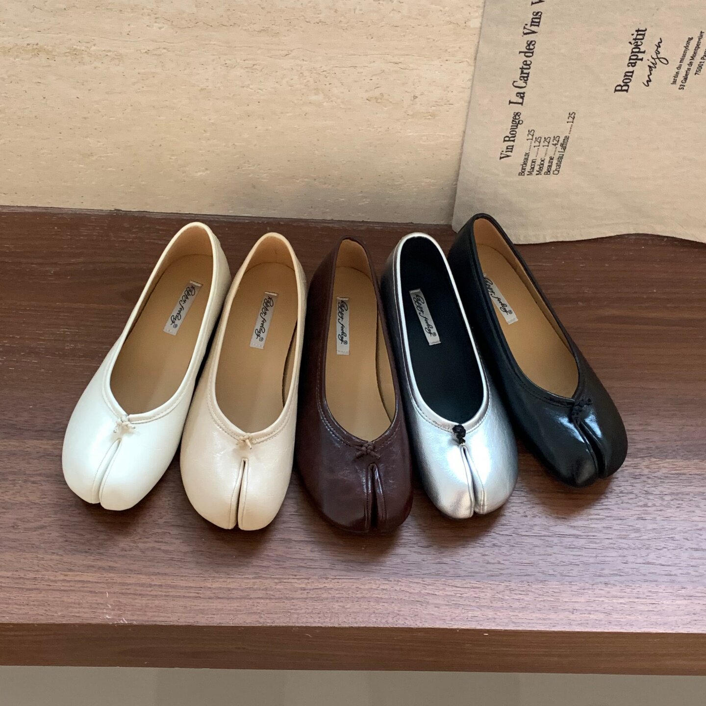 Bailamos Women Low Heel Split  - Women Shoes Loafers บทวิจารณ์และราคา
