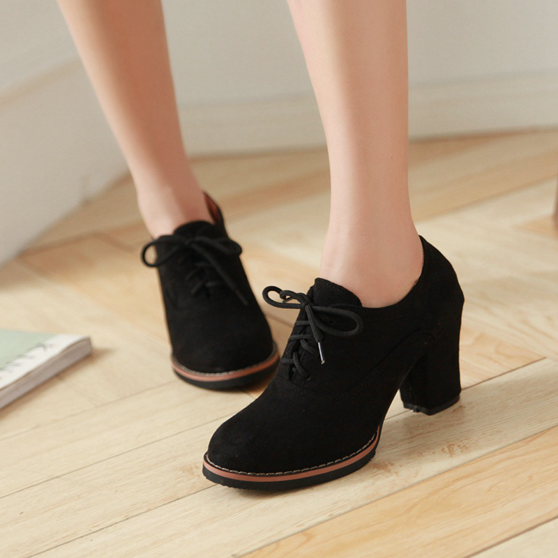 Girseaby 2021 Ladies Retro Pum - Women'S Shoes Navy Blue บทวิจารณ์และราคา