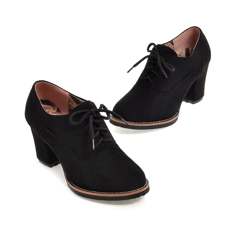 Girseaby 2021 Ladies Retro Pum - Women'S Shoes Navy Blue บทวิจารณ์และราคา
