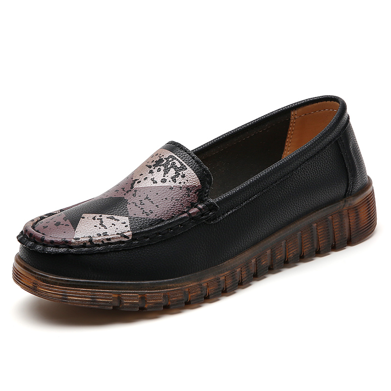 100% Genuine Leather Casual Wo - Women'S Shoes Extended Sizes บทวิจารณ์และราคา