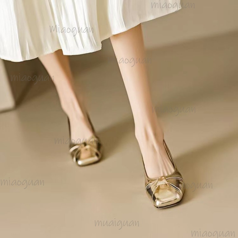 Cover Toe Low Heel Pumps Women - Women'S Shoes บทวิจารณ์และราคา