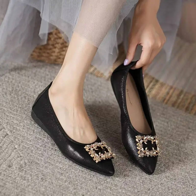 Women's Flat Shoes Gold Pointe - Women Shoes Quick Delivery บทวิจารณ์และราคา