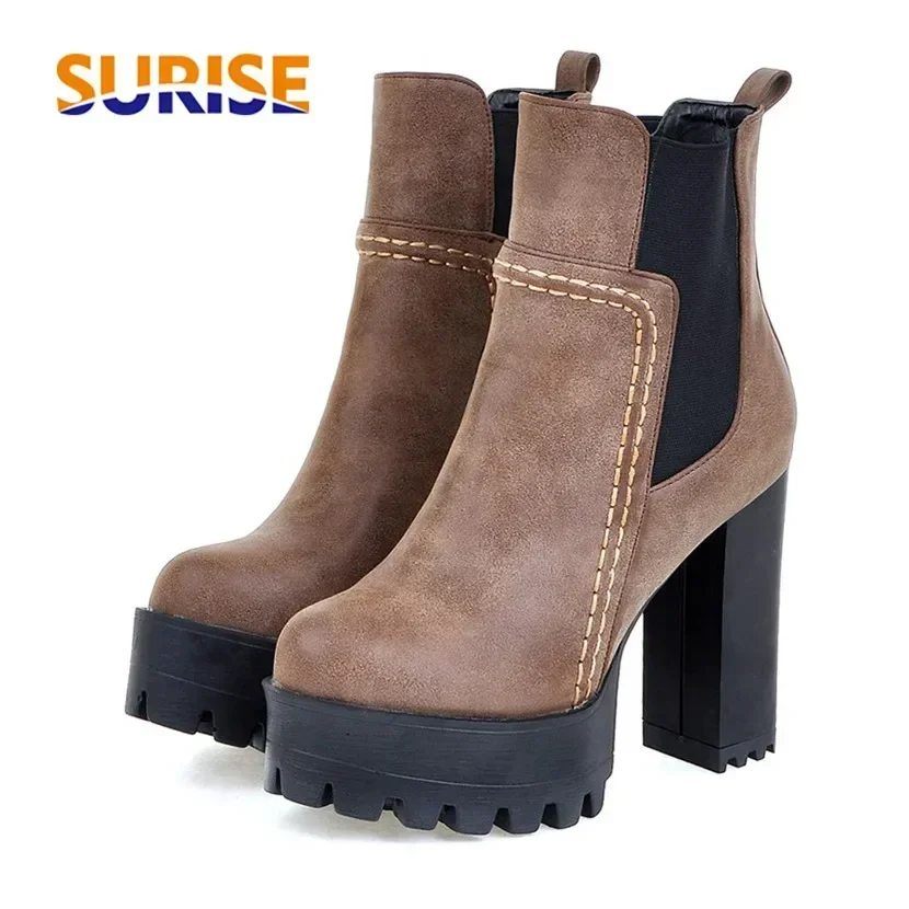 Big Size Winter Women Chelsea  - Women'S Shoes Chelsea บทวิจารณ์และราคา