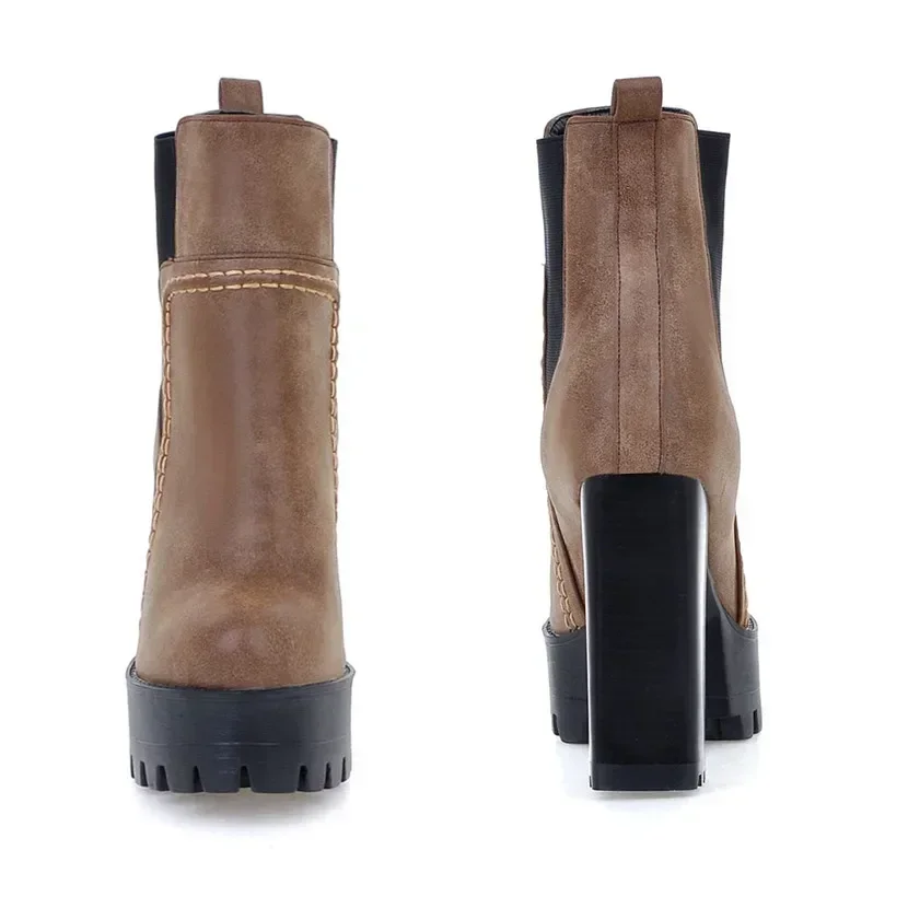 Big Size Winter Women Chelsea  - Women'S Shoes Chelsea บทวิจารณ์และราคา