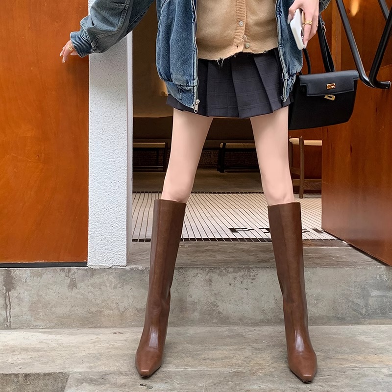 Fashion Knee-High Women's Boot - Women'S Shoes Chelsea บทวิจารณ์และราคา