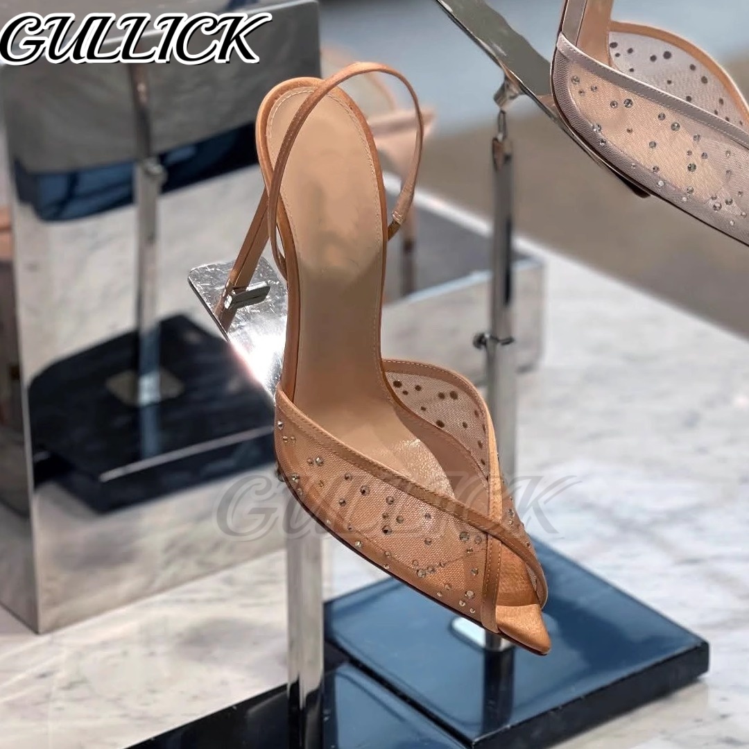 Rhinestones Heeled Sandals Poi - Kids Shoes Women บทวิจารณ์และราคา