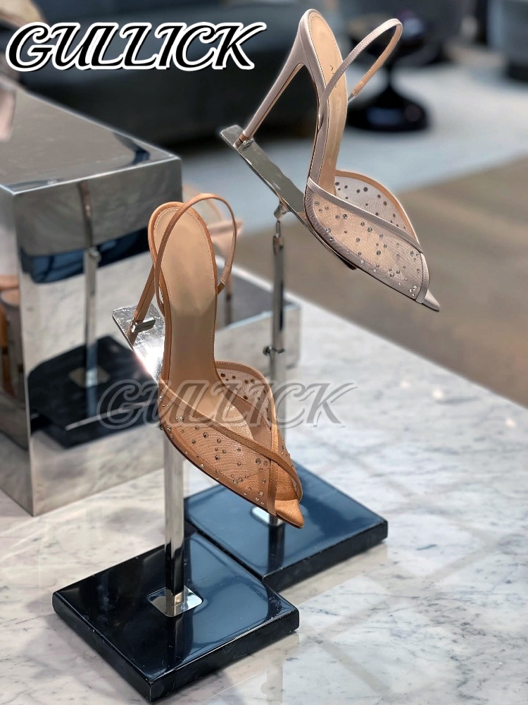 Rhinestones Heeled Sandals Poi - Kids Shoes Women บทวิจารณ์และราคา