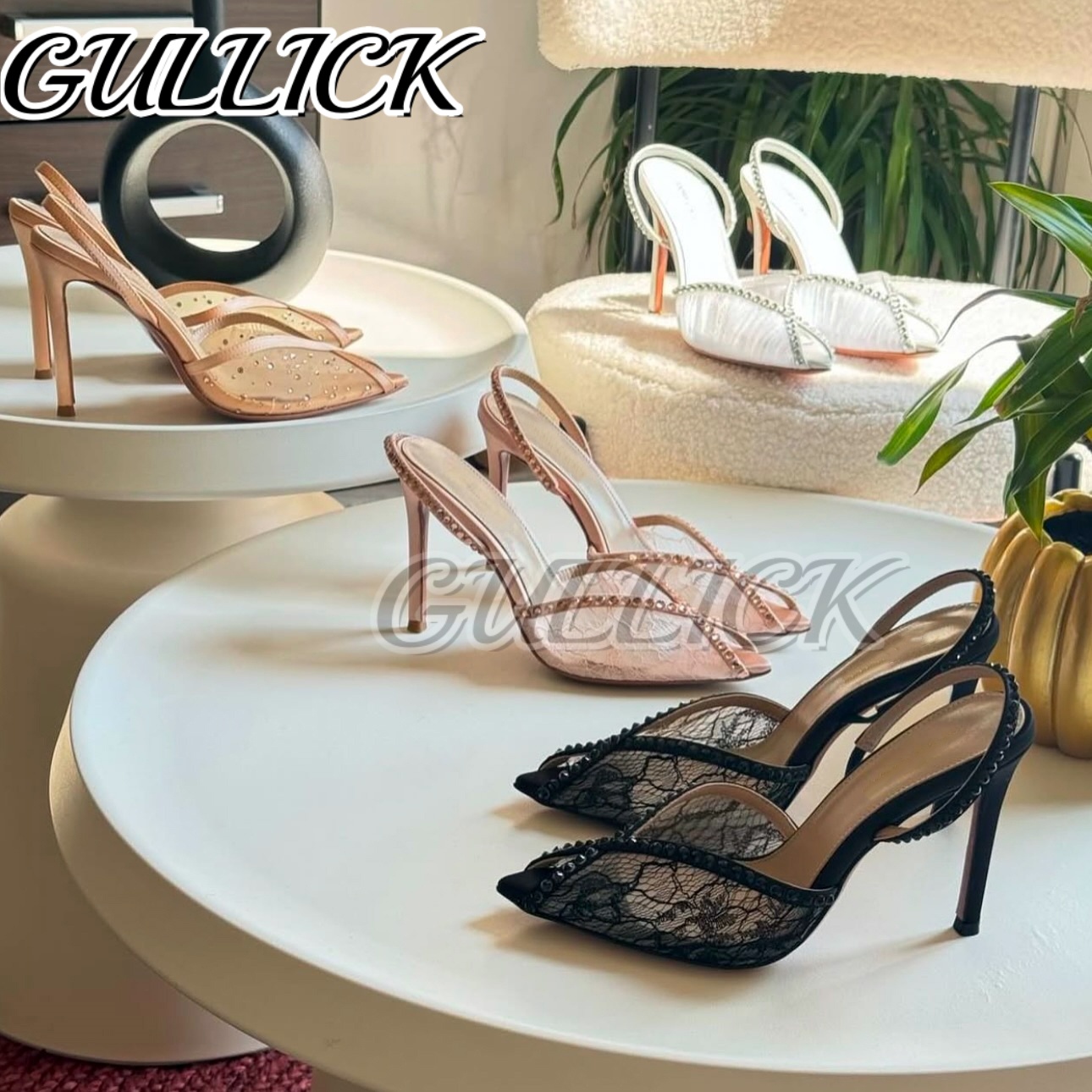 Rhinestones Heeled Sandals Poi - Kids Shoes Women บทวิจารณ์และราคา