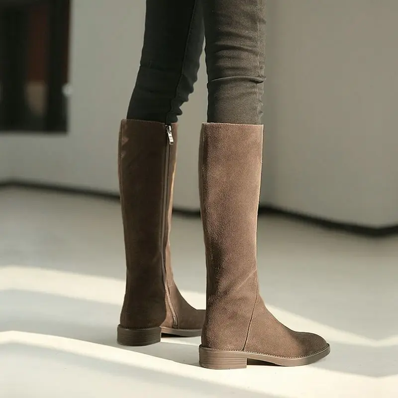 New in Zipper Warm Suede Ladie - Kids Shoes Women บทวิจารณ์และราคา