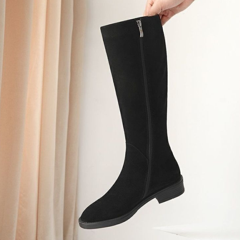 New in Zipper Warm Suede Ladie - Kids Shoes Women บทวิจารณ์และราคา