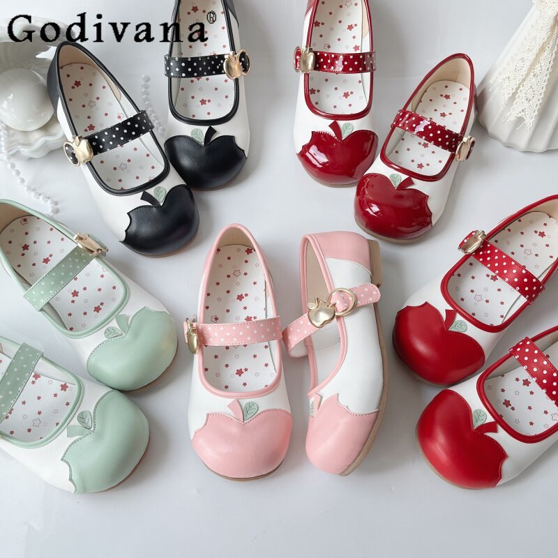 Original Japanese Lolita Mary  - Women Shoes Loafers บทวิจารณ์และราคา