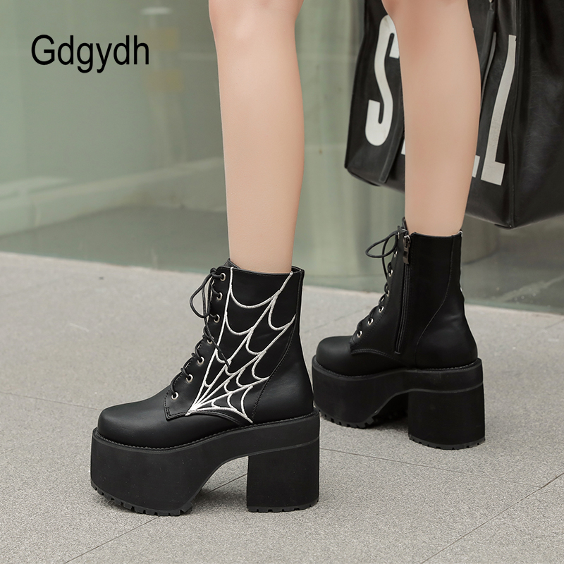 Gdgydh Fashion Cobweb Gothic B - Women'S Shoes In The 90S บทวิจารณ์และราคา