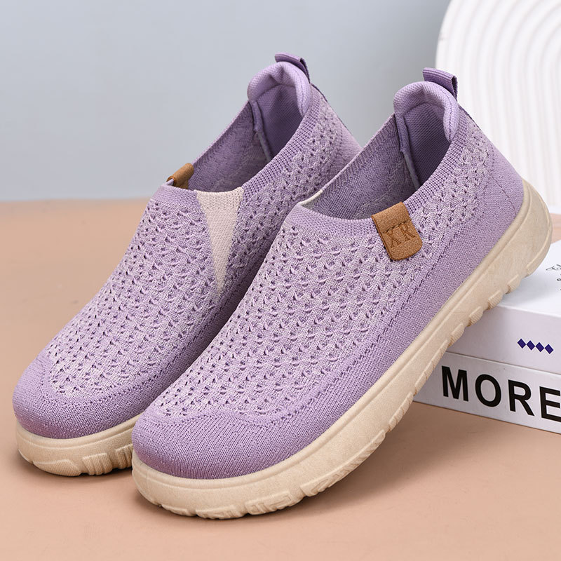 Spring and summer fly-woven br - Women Shoes Loafers บทวิจารณ์และราคา