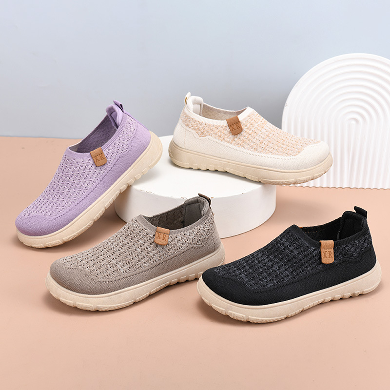 Spring and summer fly-woven br - Women Shoes Loafers บทวิจารณ์และราคา