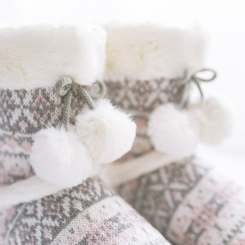 Plush Slippers Boots for Women - Women Shoes For Winter บทวิจารณ์และราคา