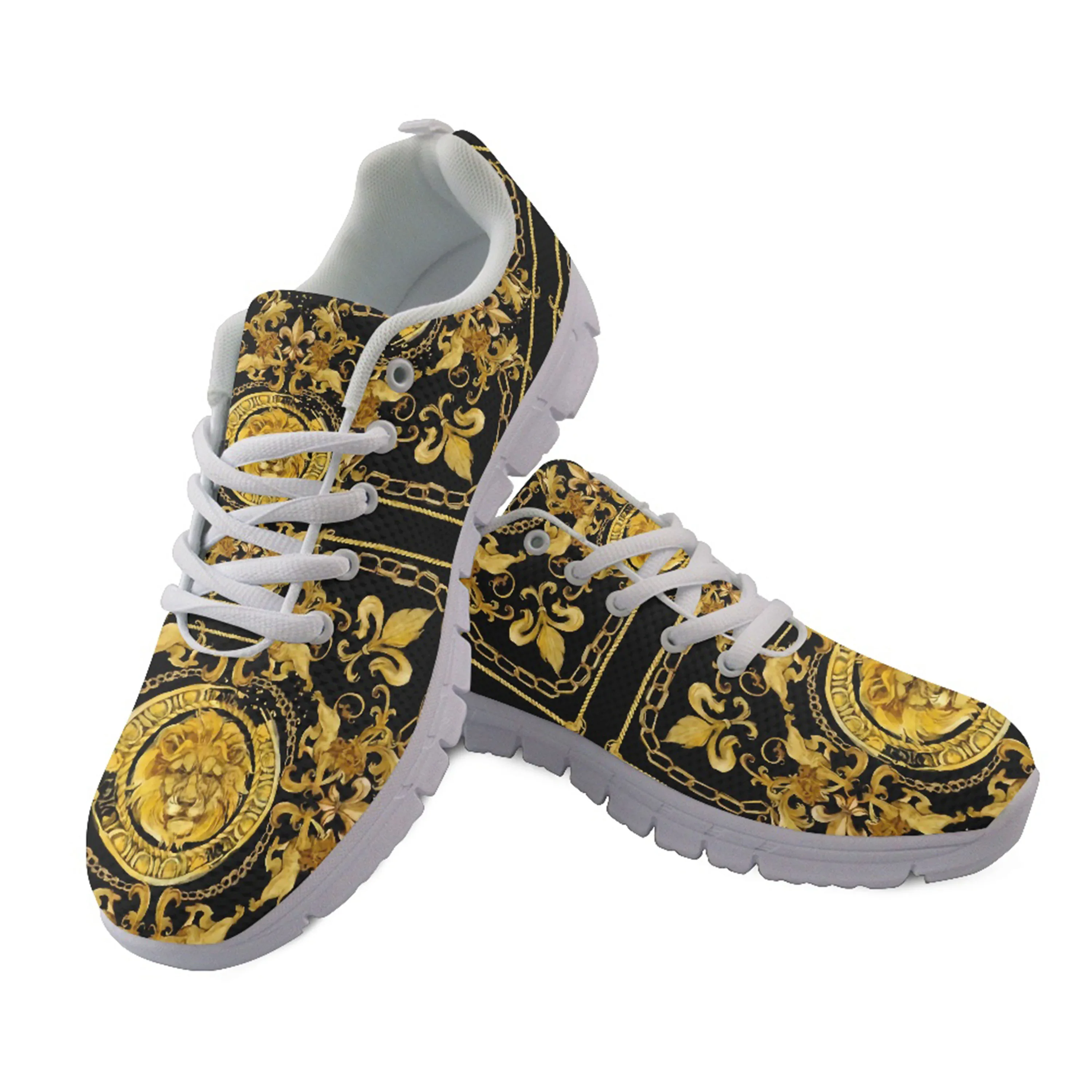 Golden Lion Head Lace Sports S - Kids Shoes Women บทวิจารณ์และราคา