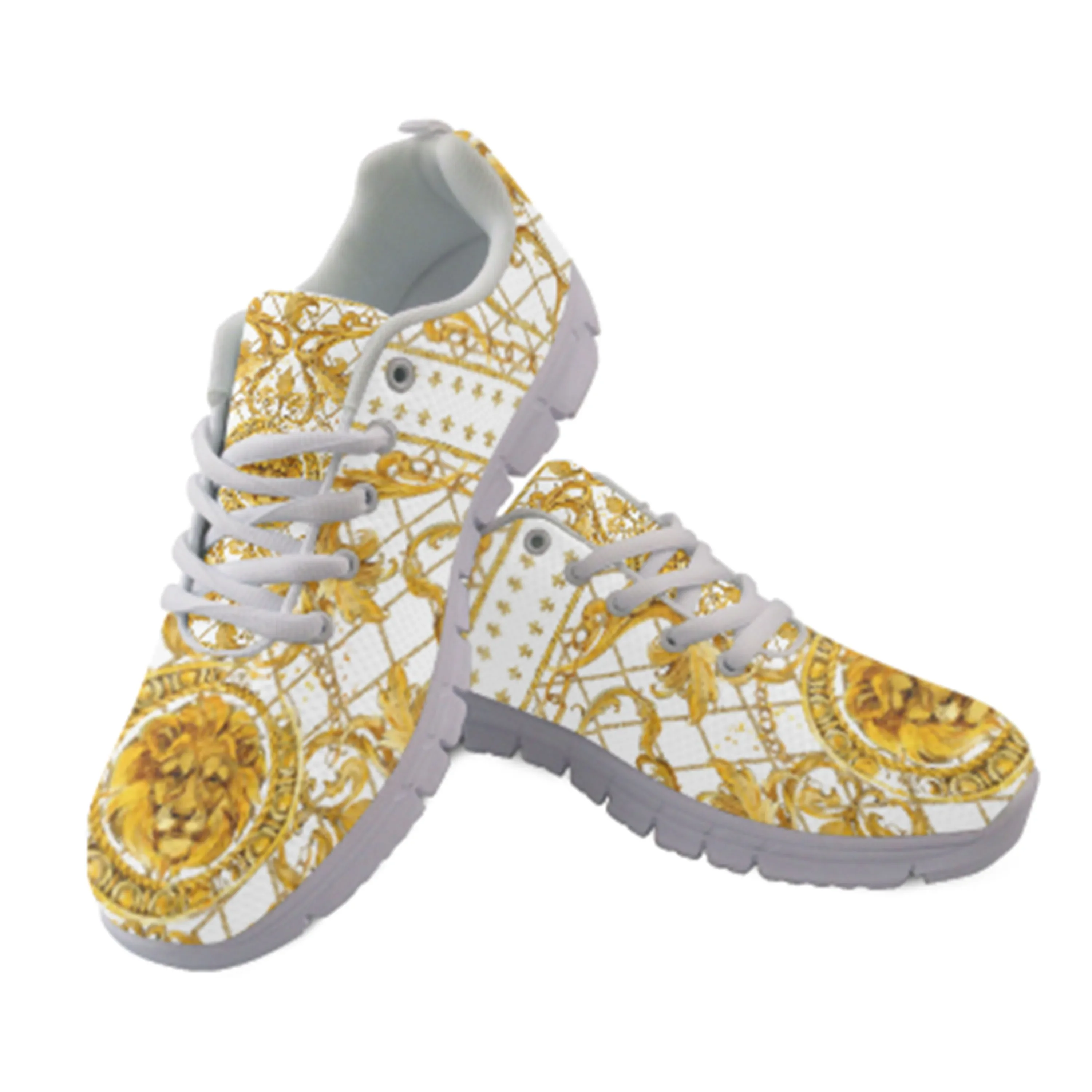 Golden Lion Head Lace Sports S - Kids Shoes Women บทวิจารณ์และราคา
