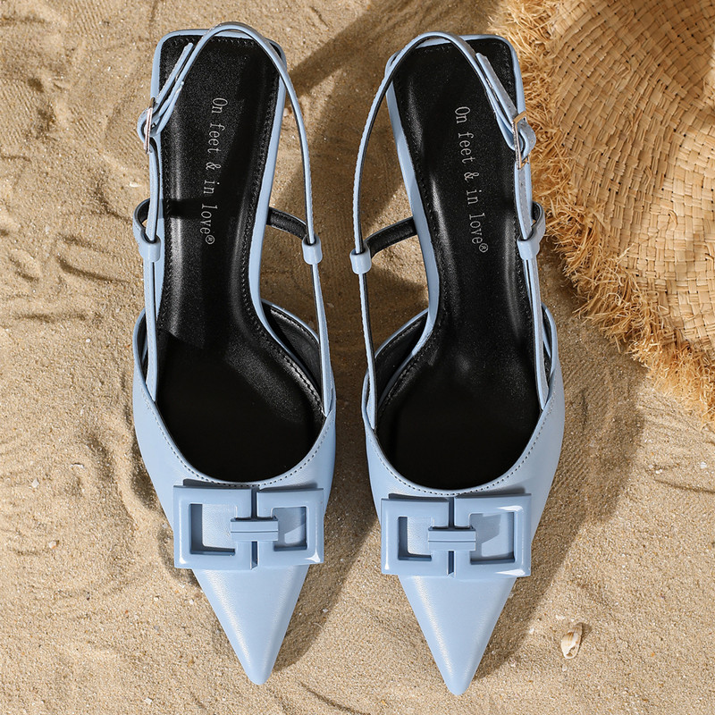 High Quality Blue Metal Embell - Women'S Shoes Navy Blue บทวิจารณ์และราคา