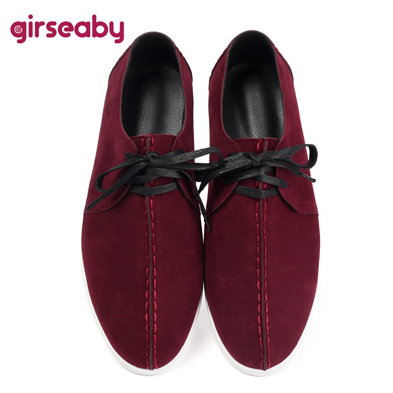 Girseaby Retro Men Male Shoes  - Women'S Shoes Extended Sizes บทวิจารณ์และราคา