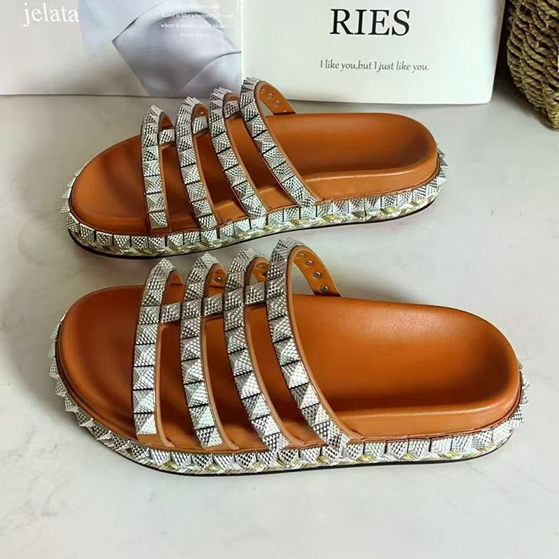Red Rivet Studded Gladiator Sa - Women'S Shoes Red Bottoms บทวิจารณ์และราคา
