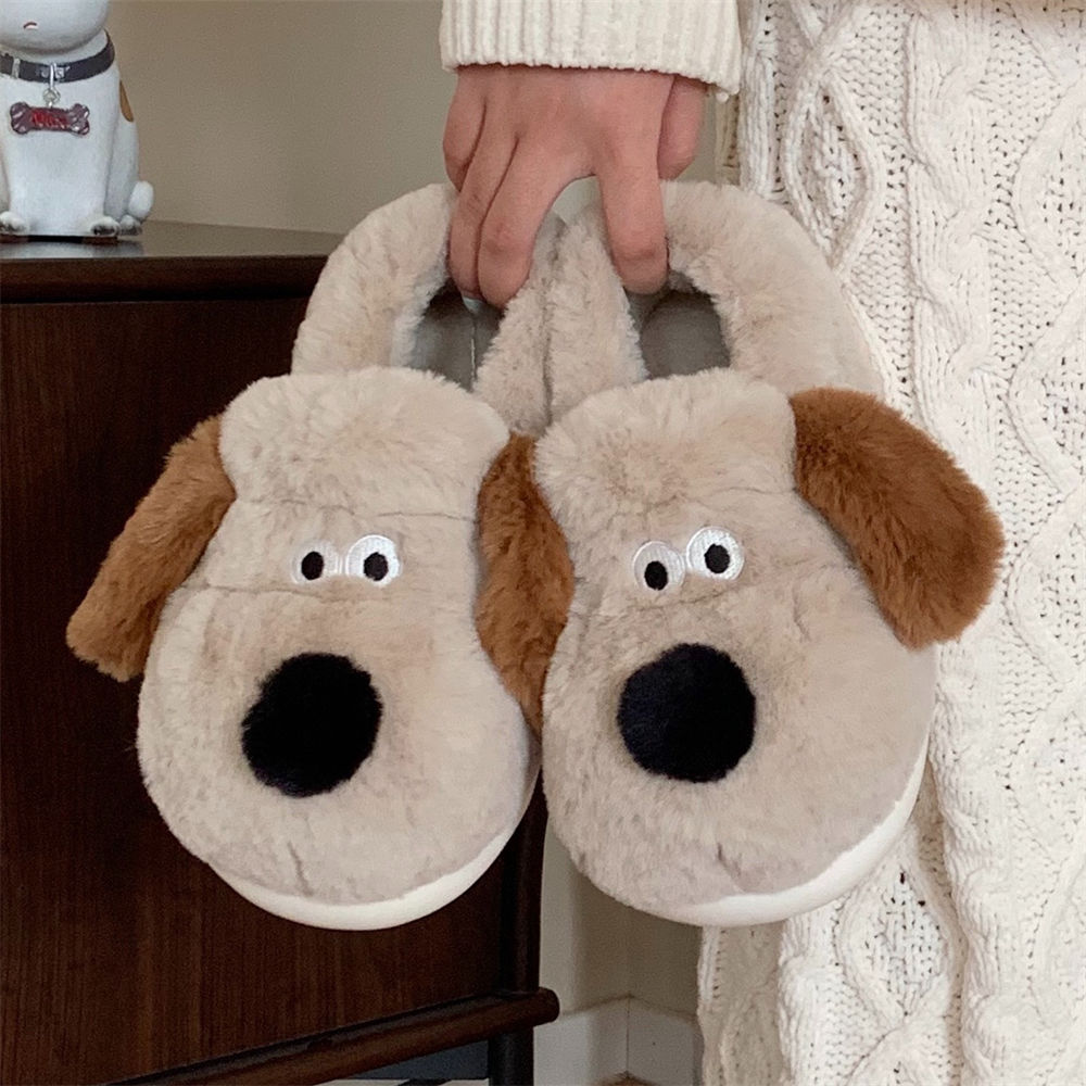 Size36-45 Hug Dog Slippers Gir - Women Shoes For Winter บทวิจารณ์และราคา