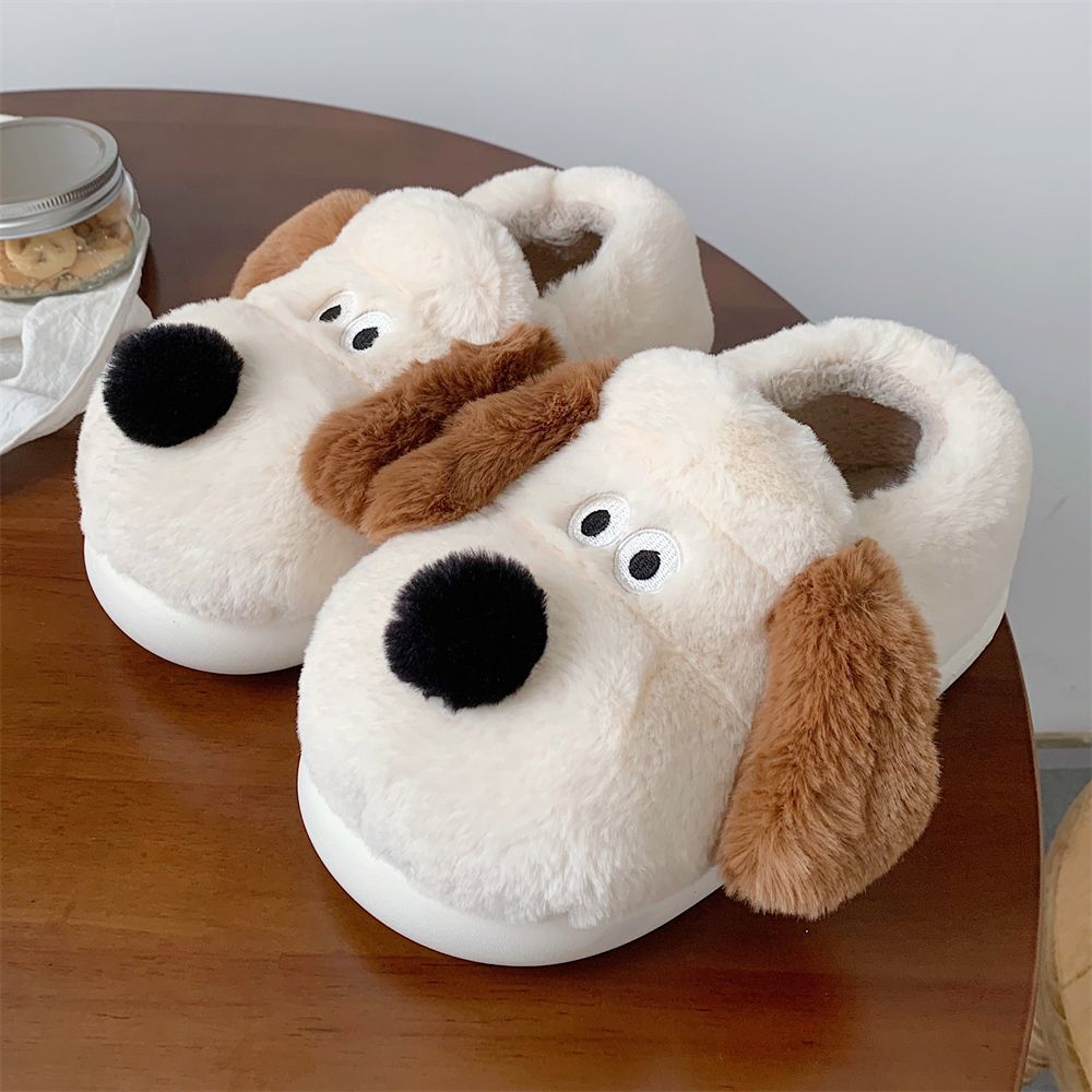 Size36-45 Hug Dog Slippers Gir - Women Shoes For Winter บทวิจารณ์และราคา