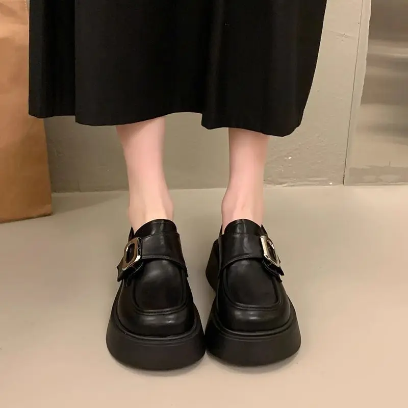 Loafers With Medium Heels Plat - Women Shoes Quick Delivery บทวิจารณ์และราคา