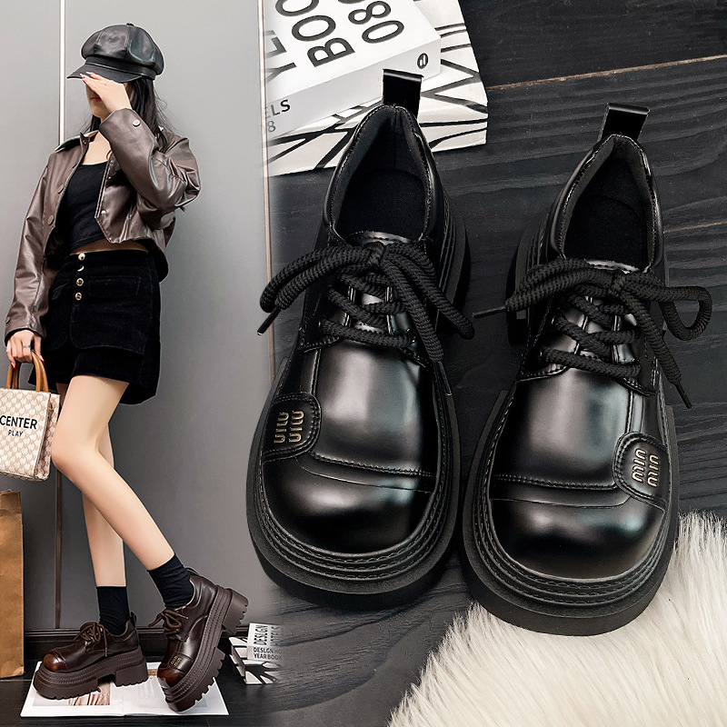 Women's single shoes thick sol - Women Shoes Loafers บทวิจารณ์และราคา